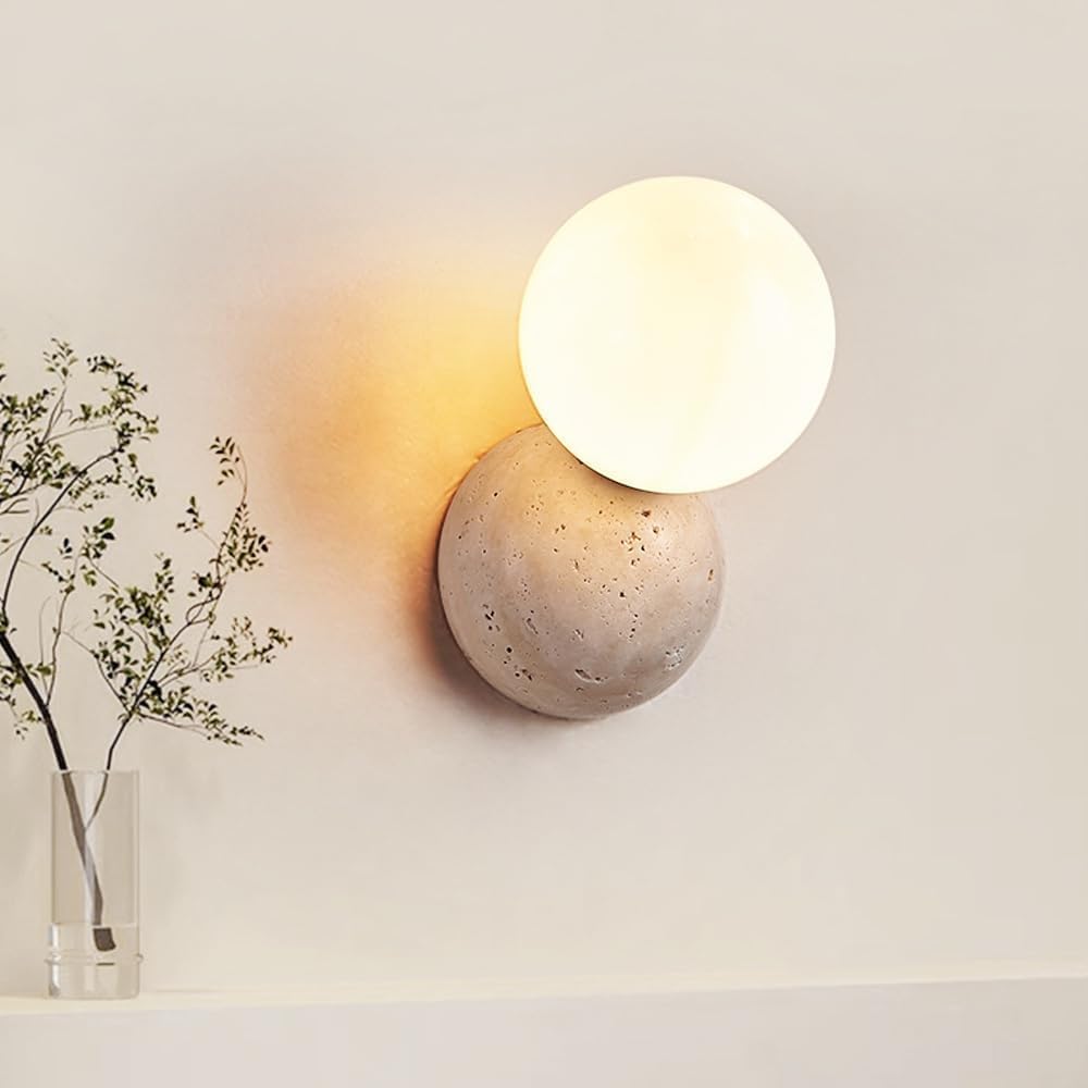 Vintage Milk‑Glass Mid‑Century Wall Sconce