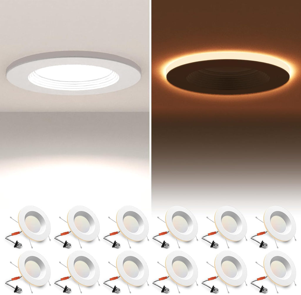 Metal LED Recessed Night Light Fixtures