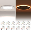 Metal LED Recessed Night Light Fixtures