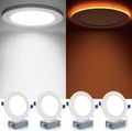 White 5CCT LED Recessed Light Fixtures
