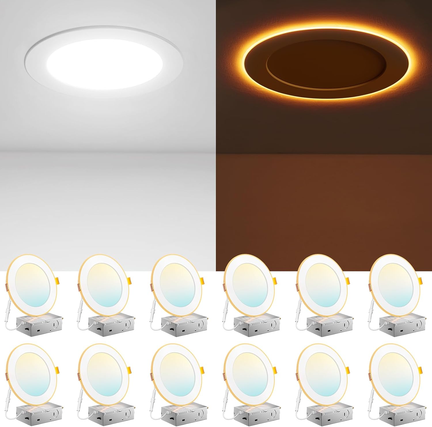 5CCT LED Recessed Night Light Fixtures
