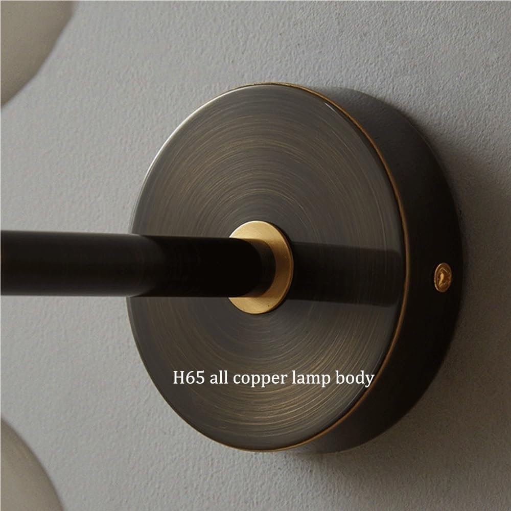 Milky Glass Globe Wall Sconce Fixture