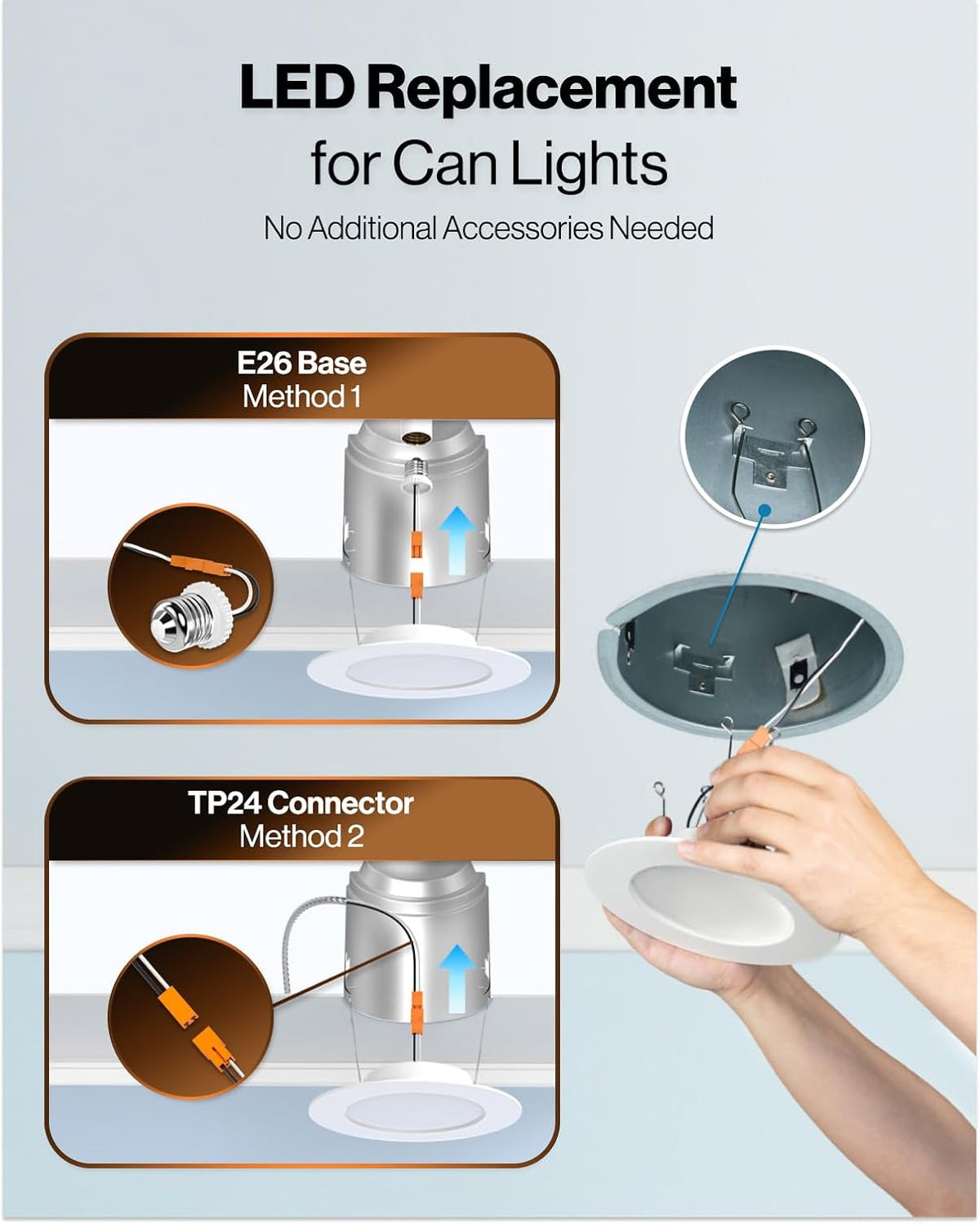 5CCT Retrofit LED Recessed Light Fixtures