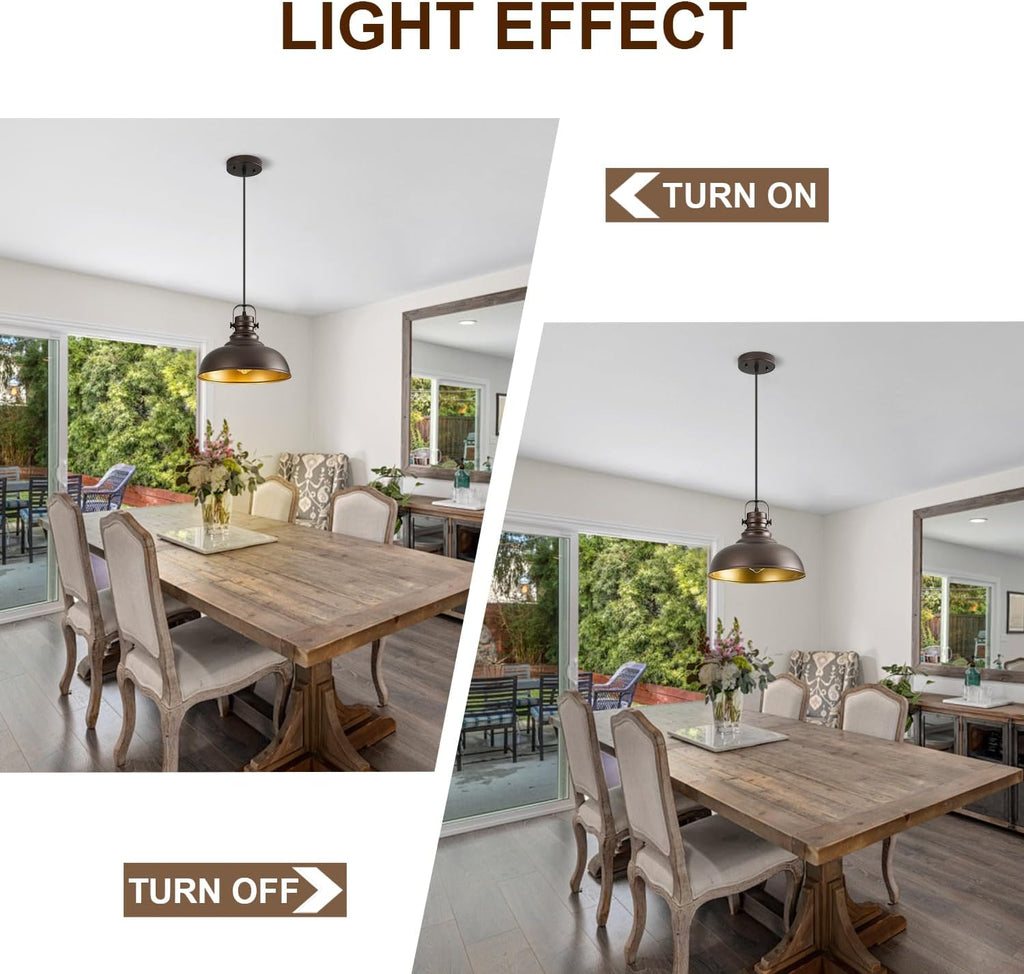 Farmhouse Bronze Kitchen Pendant Lights
