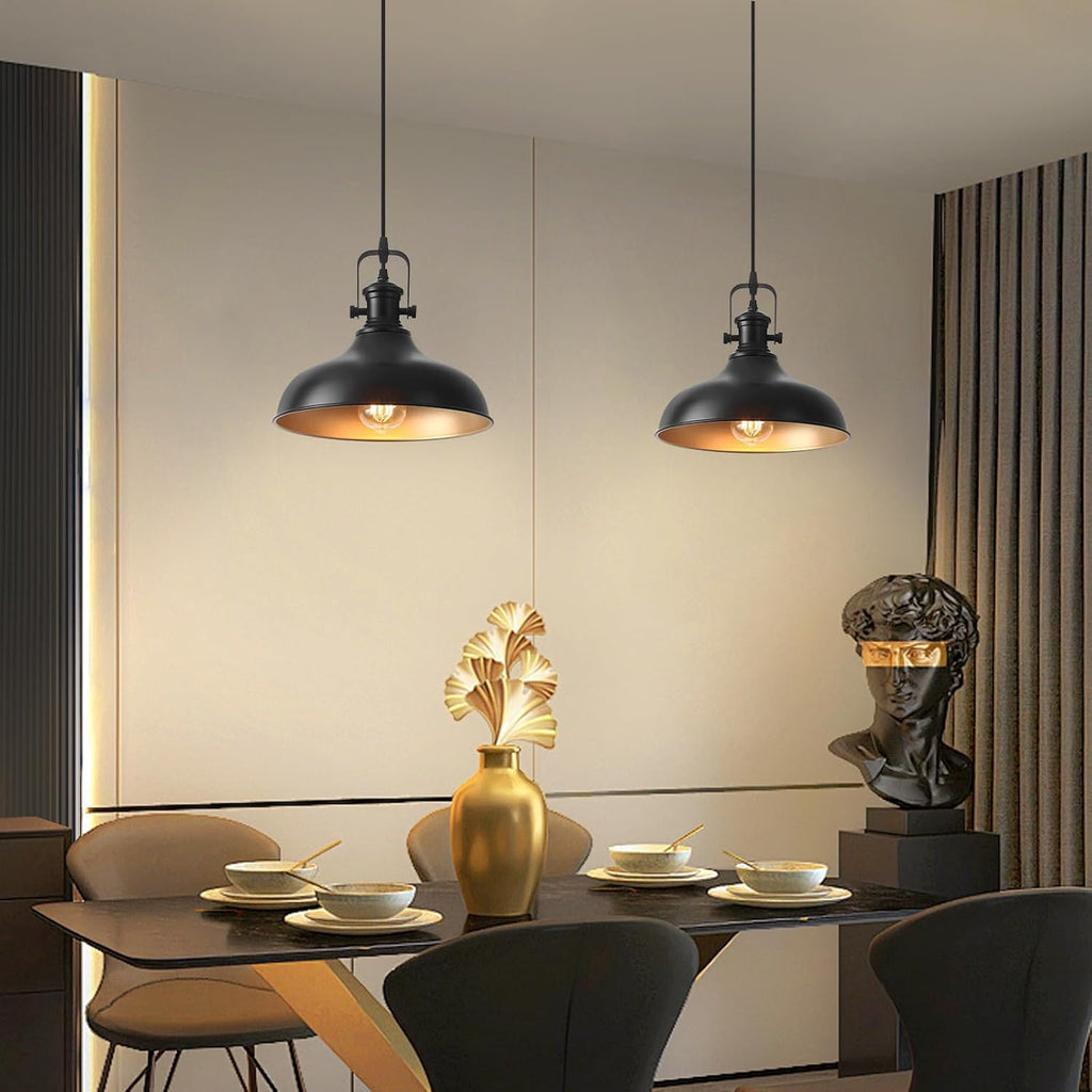 Industrial Black Kitchen Island Pendant Lights