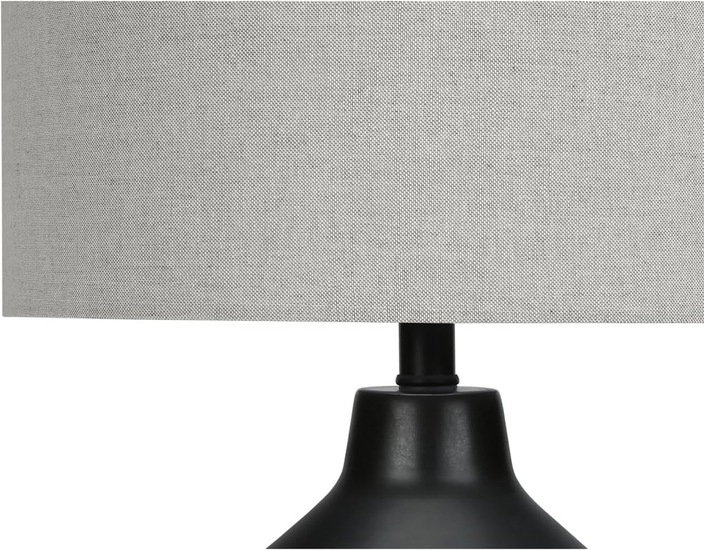 Black Concrete Base Table Lamp