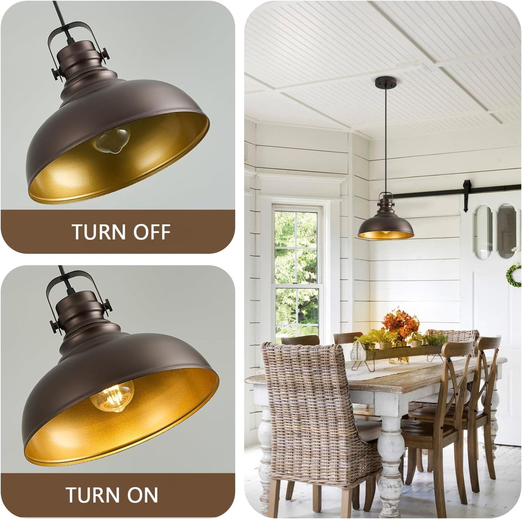 Farmhouse Bronze Kitchen Pendant Lights