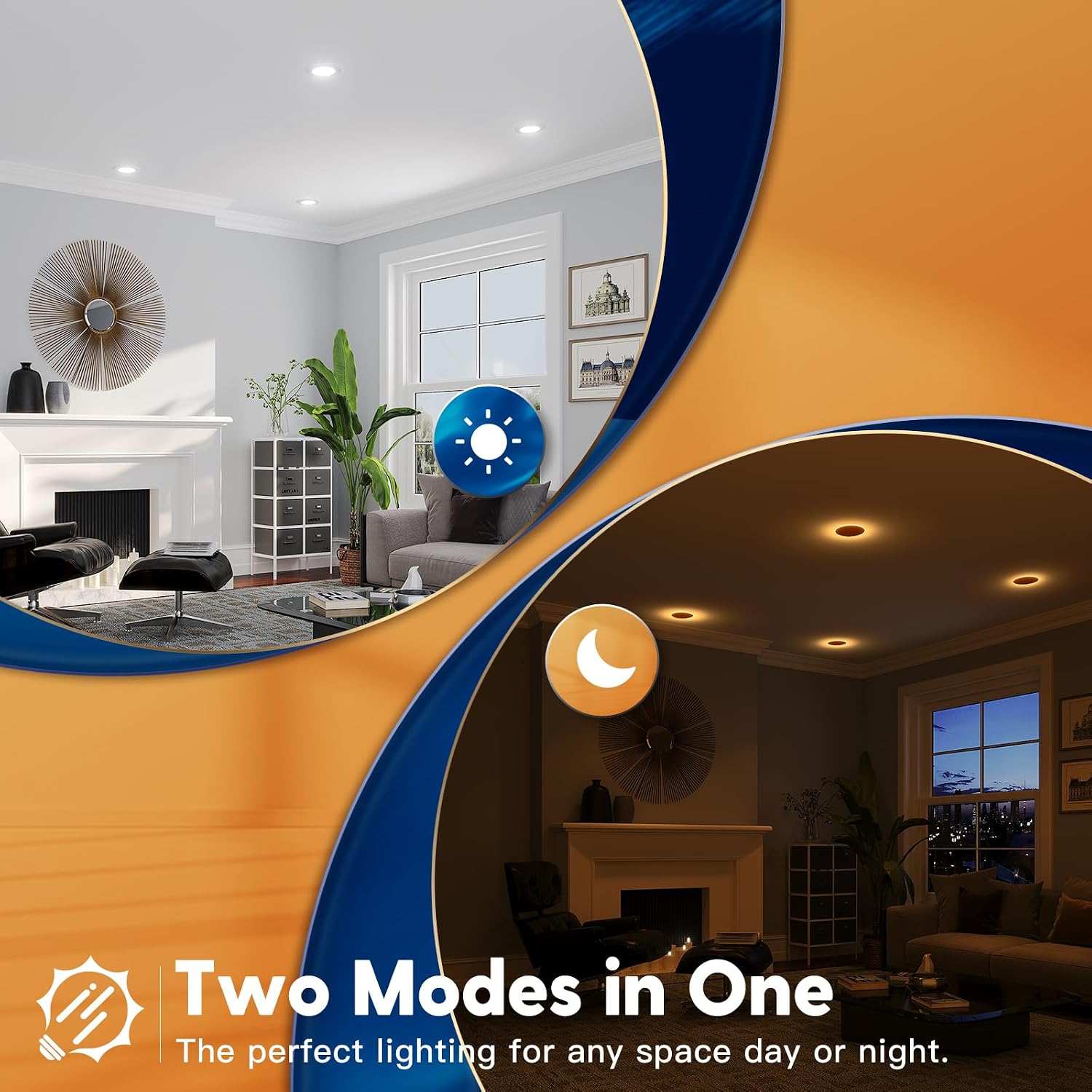 5CCT LED Recessed Night Light Fixtures
