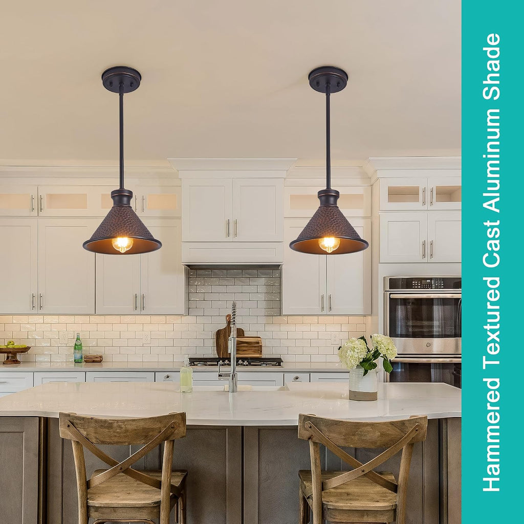 Farmhouse Bronze Adjustable Pendant Lights